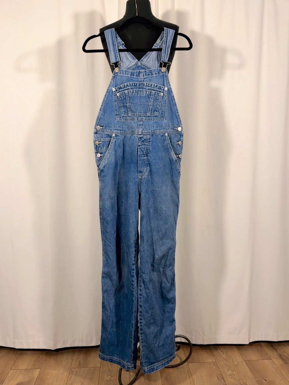 Vintage Revolt Blue Denim Overalls